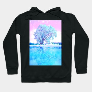 One white tree Hoodie